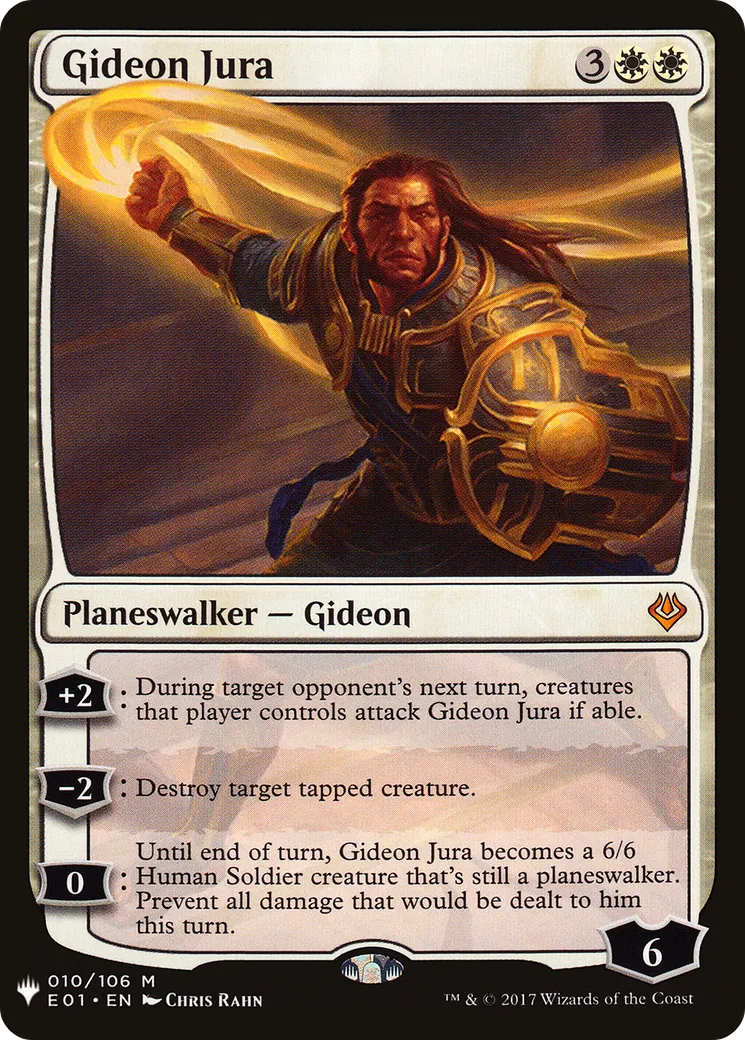 Gideon Jura — The List — Magic: The Gathering