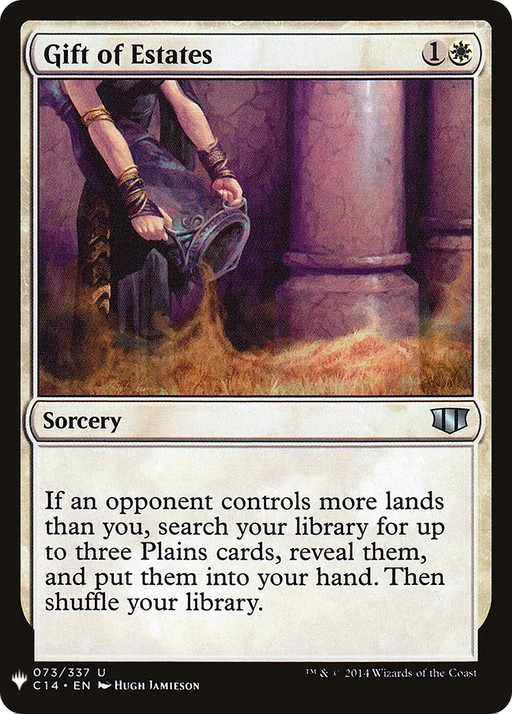 Gift of Estates — The List — Magic: The Gathering