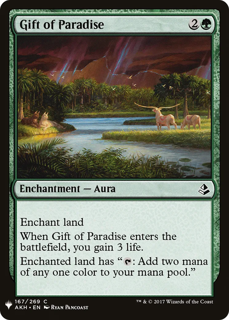 Don de paradis — The List — Magic: The Gathering