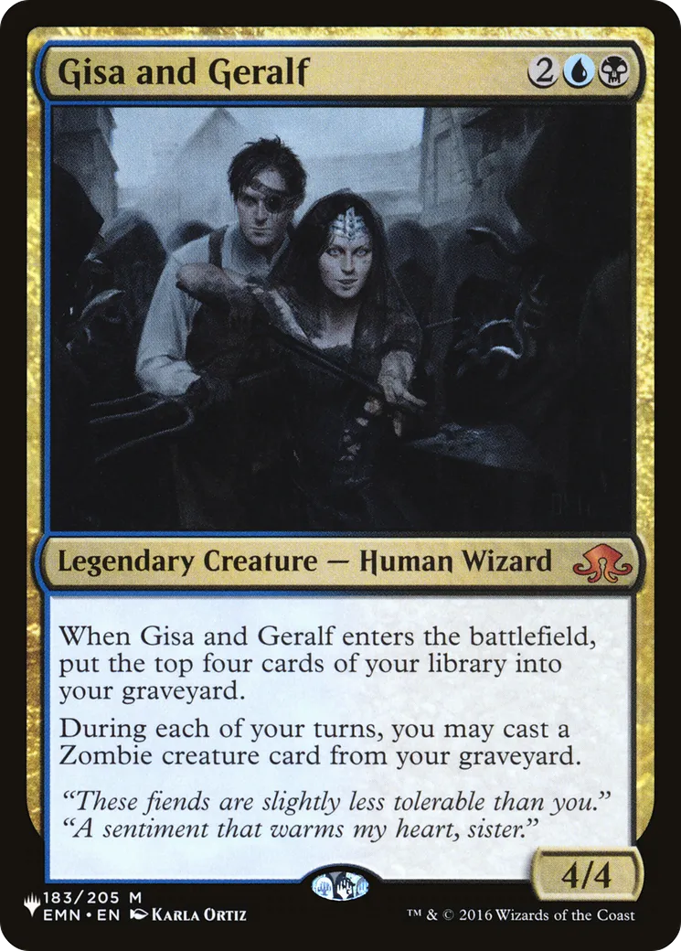 Gisa and Geralf — The List — Magic: The Gathering
