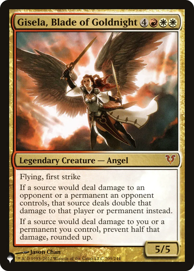 Gisela, Blade of Goldnight — The List — Magic: The Gathering