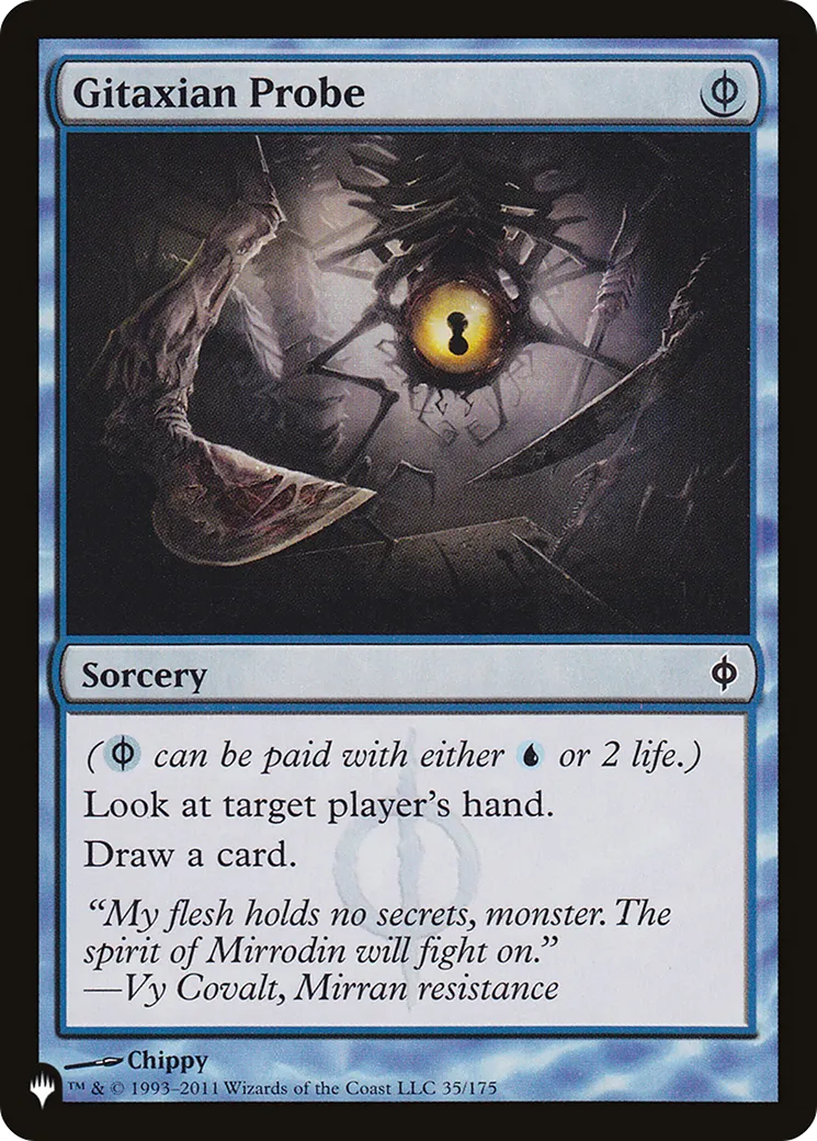 Gitaxian Probe — The List — Magic: The Gathering