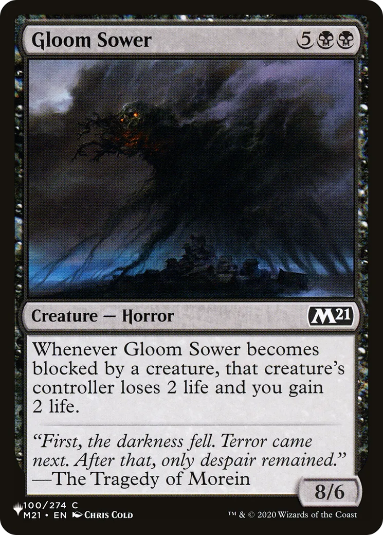 Semeur de ténèbres — The List — Magic: The Gathering