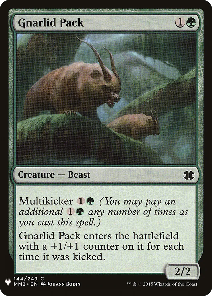 Gnarlid Pack — The List — Magic: The Gathering