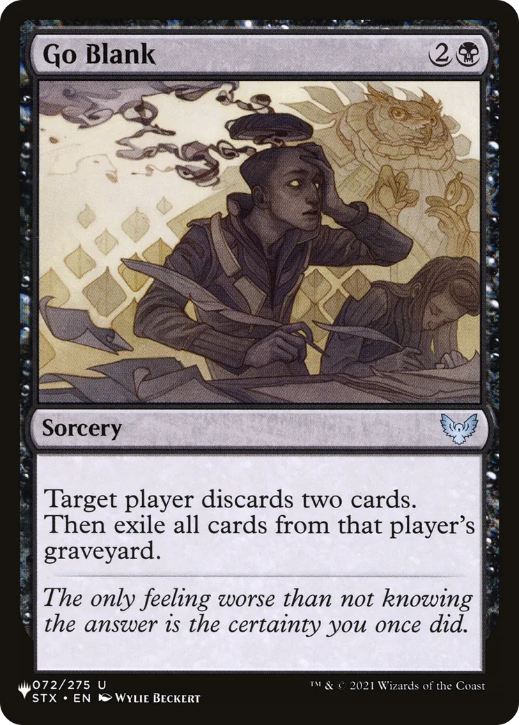 Go Blank — The List — Magic: The Gathering