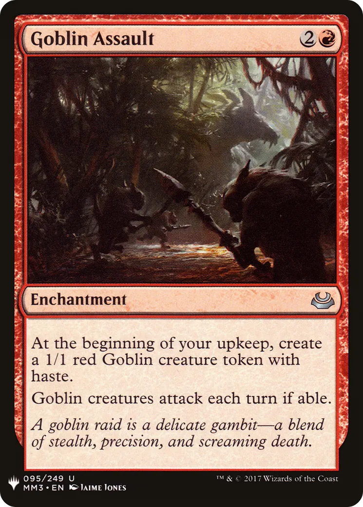 Assaut gobelin — The List — Magic: The Gathering