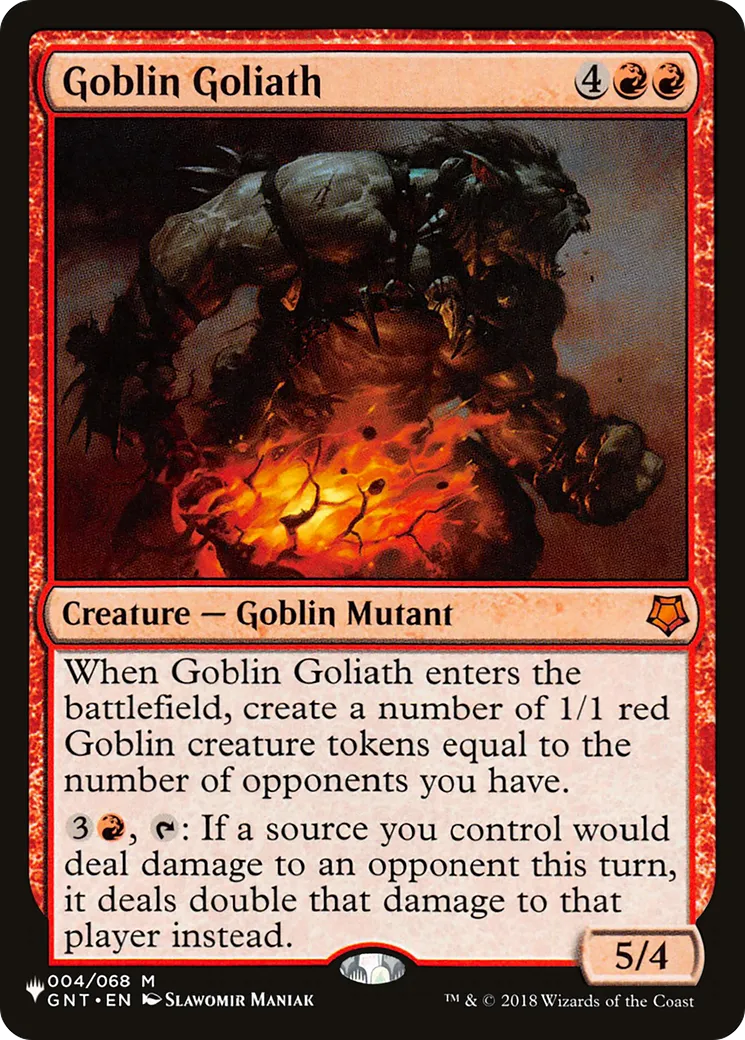 Goblin Goliath — The List — Magic: The Gathering