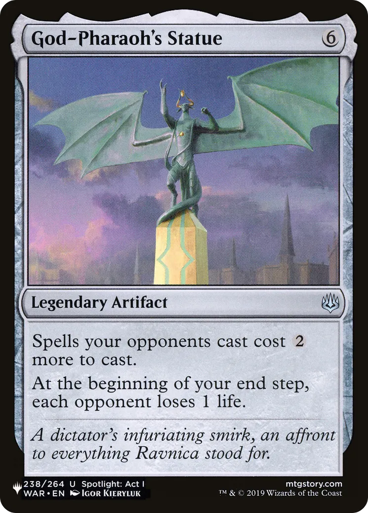 God-Pharaoh's Statue — The List — Magic: The Gathering
