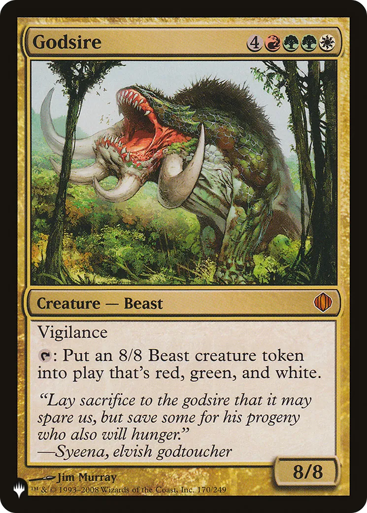 Godsire — The List — Magic: The Gathering