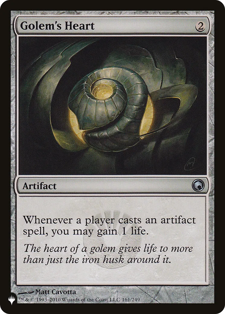 Cœur de golem — The List — Magic: The Gathering