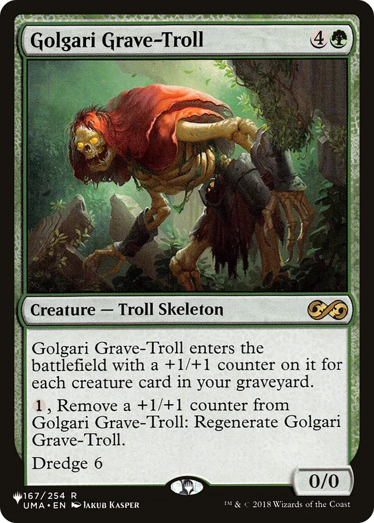 Troll des tombes golgari — The List — Magic: The Gathering