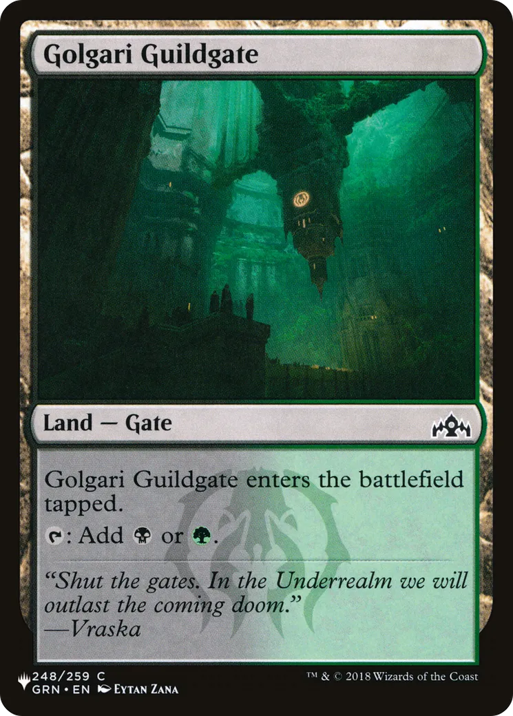 Golgari Guildgate — The List — Magic: The Gathering