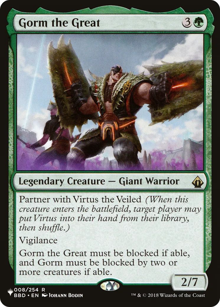 Gorm the Great — The List — Magic: The Gathering