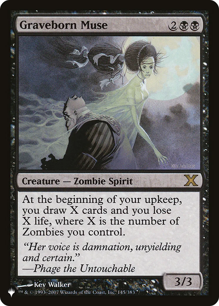 Muse née des tombes — The List — Magic: The Gathering