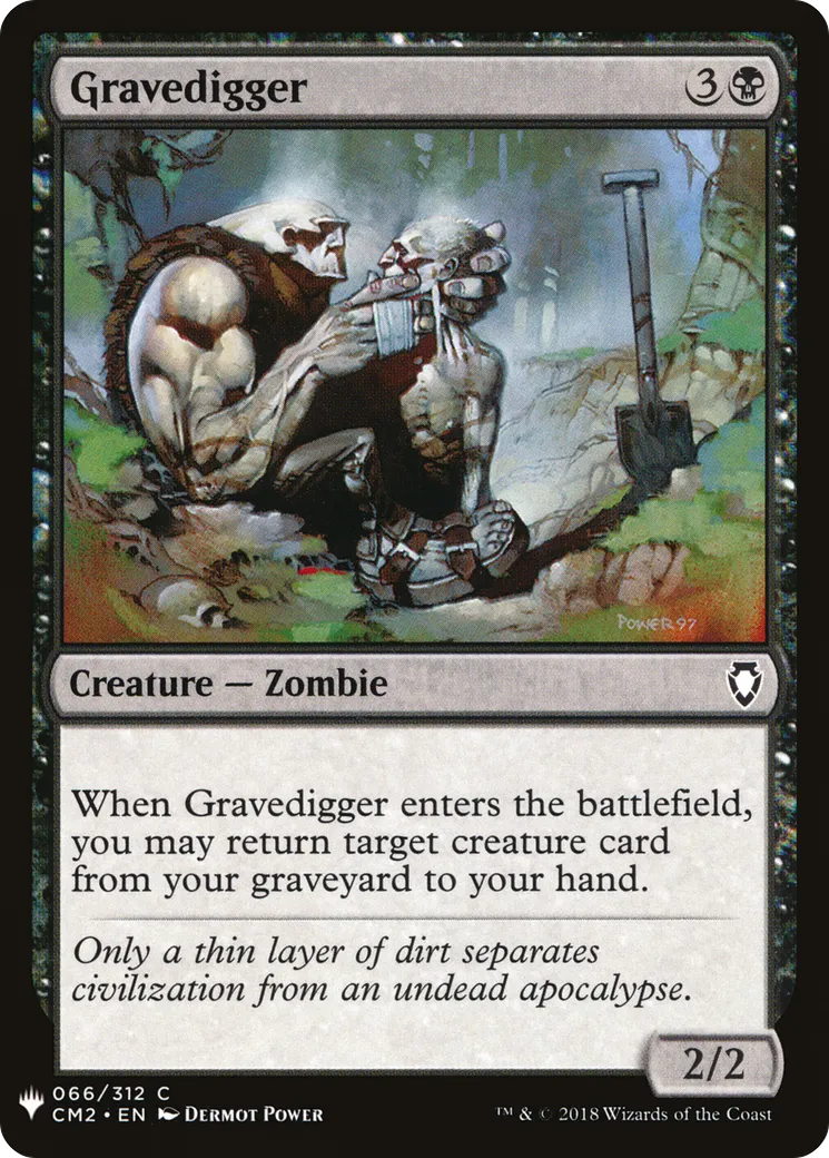Fossoyeur — The List — Magic: The Gathering