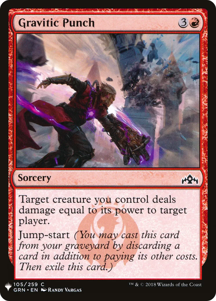 Coup de poing gravitique — The List — Magic: The Gathering