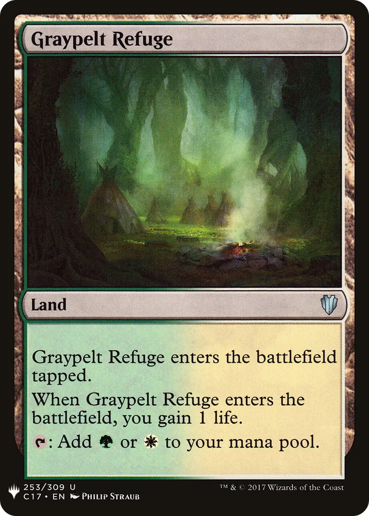Refuge de Grisepeau — The List — Magic: The Gathering