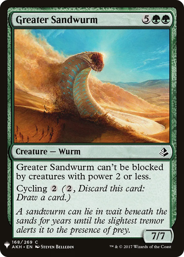 Greater Sandwurm — The List — Magic: The Gathering