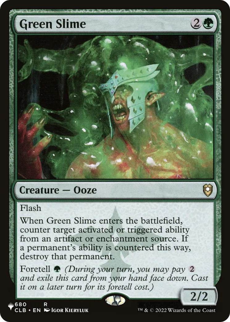 Green Slime — The List — Magic: The Gathering
