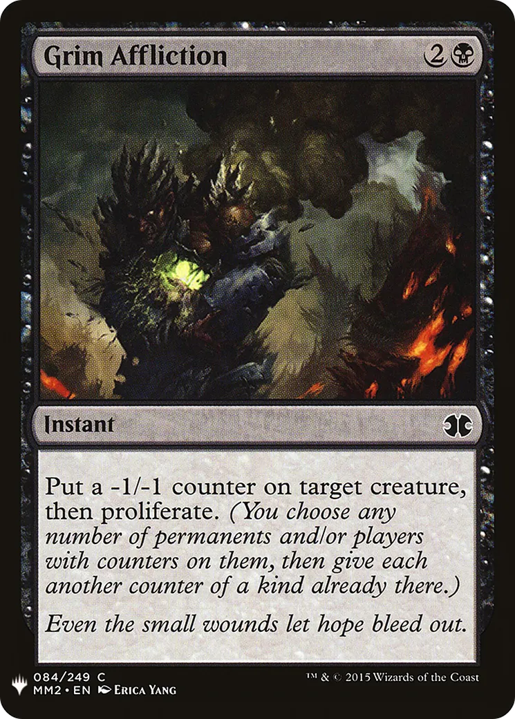 Sinistre affliction — The List — Magic: The Gathering