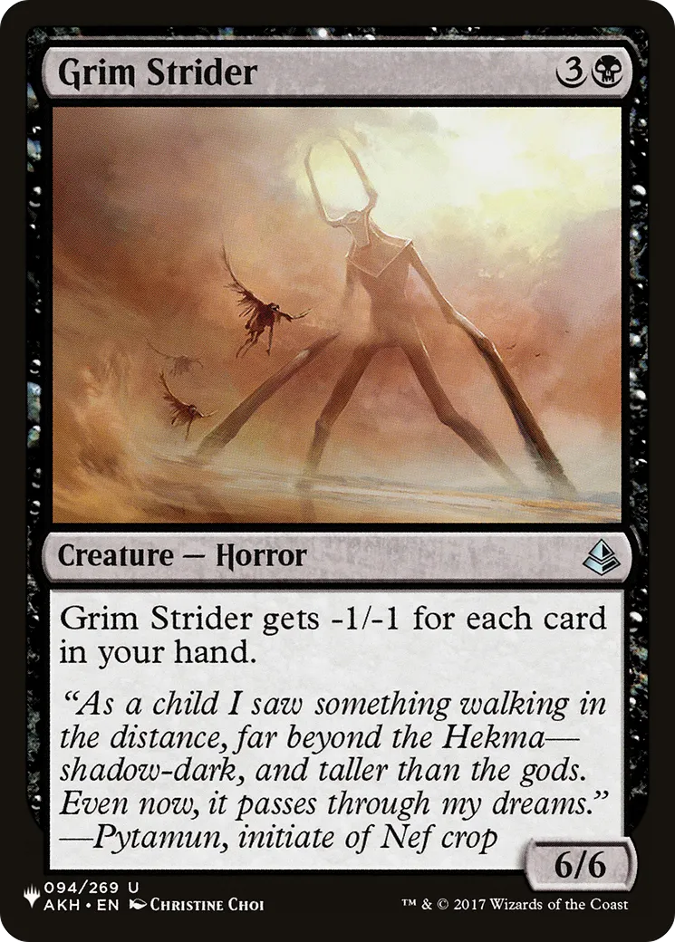 Enjambeur sinistre — The List — Magic: The Gathering