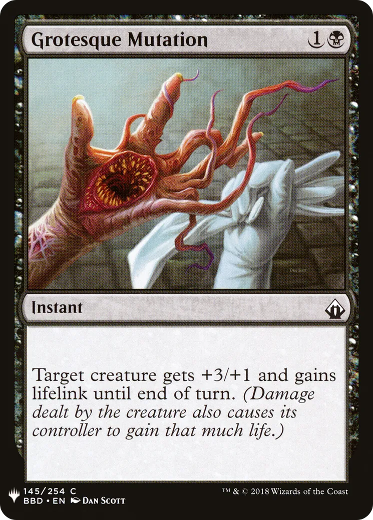 Mutation grotesque — The List — Magic: The Gathering