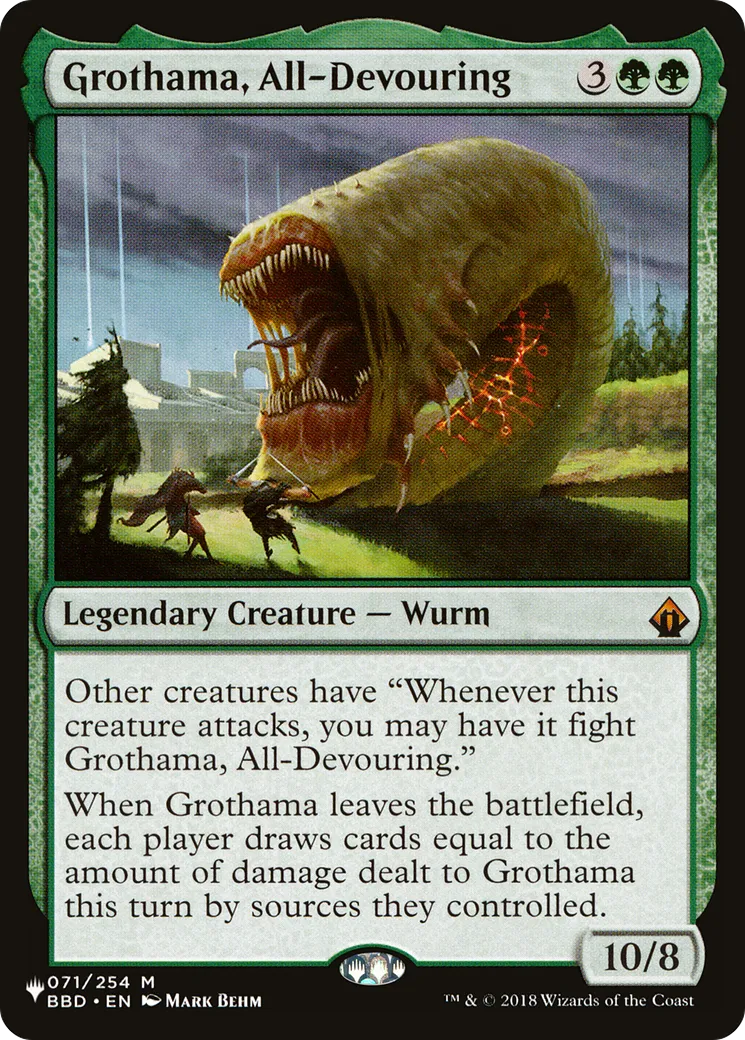 Grothama, All-Devouring — The List — Magic: The Gathering