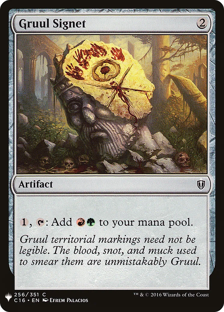 Cachet de Gruul — The List — Magic: The Gathering