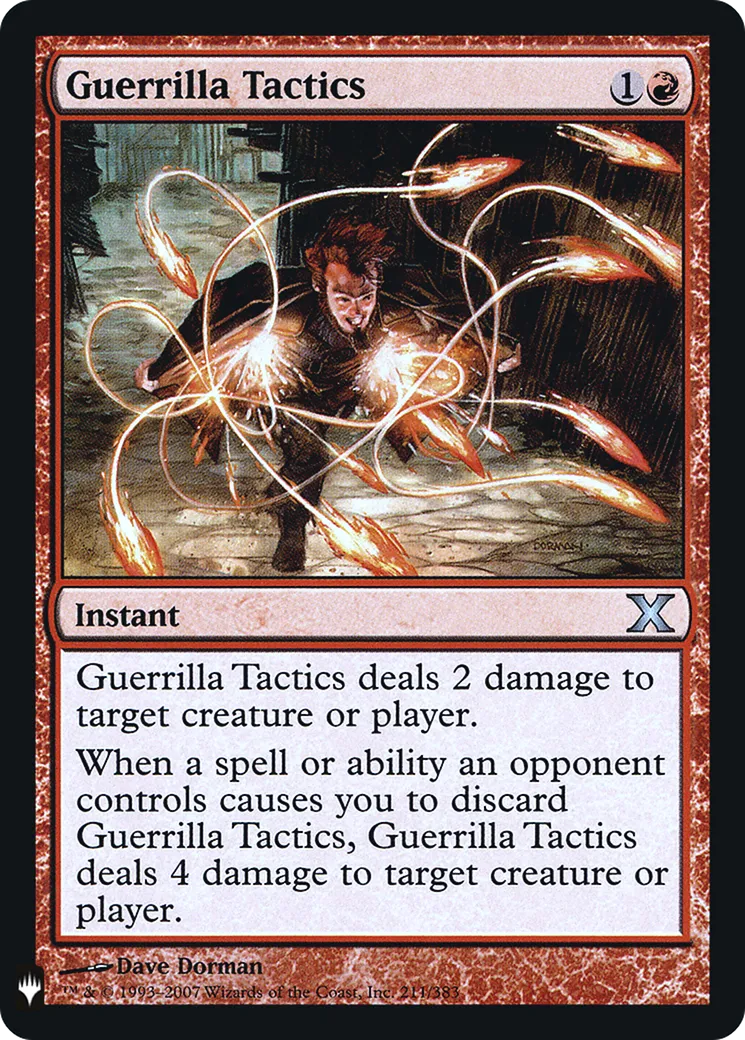 Tactiques de guérilla — The List — Magic: The Gathering