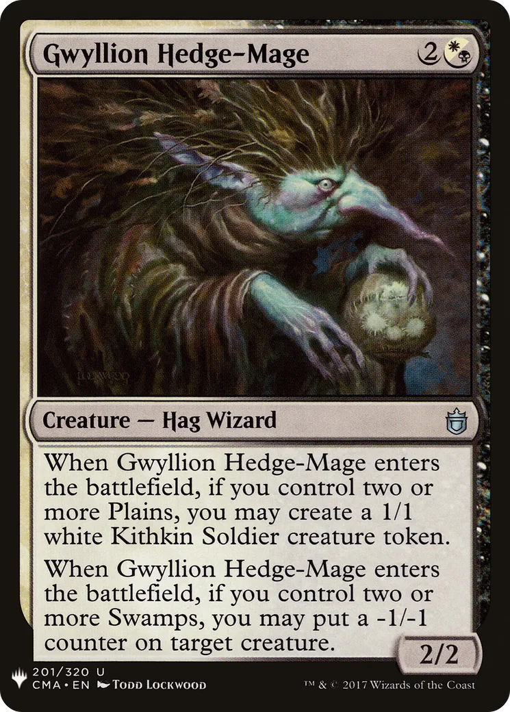 Gwyllion Hedge-Mage — The List — Magic: The Gathering