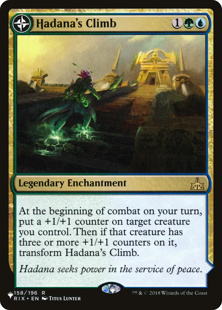 Hadana's Climb // Winged Temple of Orazca — The List — Magic: The Gathering
