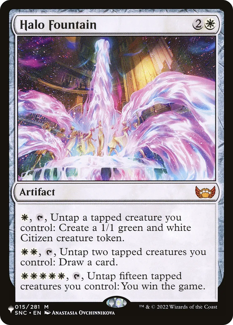 Fontaine à halo — The List — Magic: The Gathering