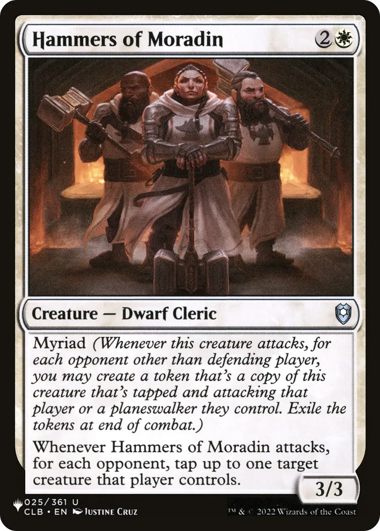 Hammers of Moradin — The List — Magic: The Gathering