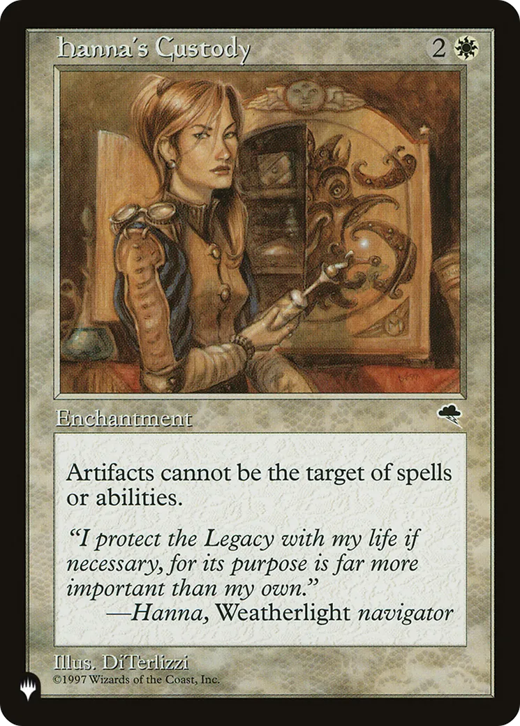 Hanna's Custody — The List — Magic: The Gathering