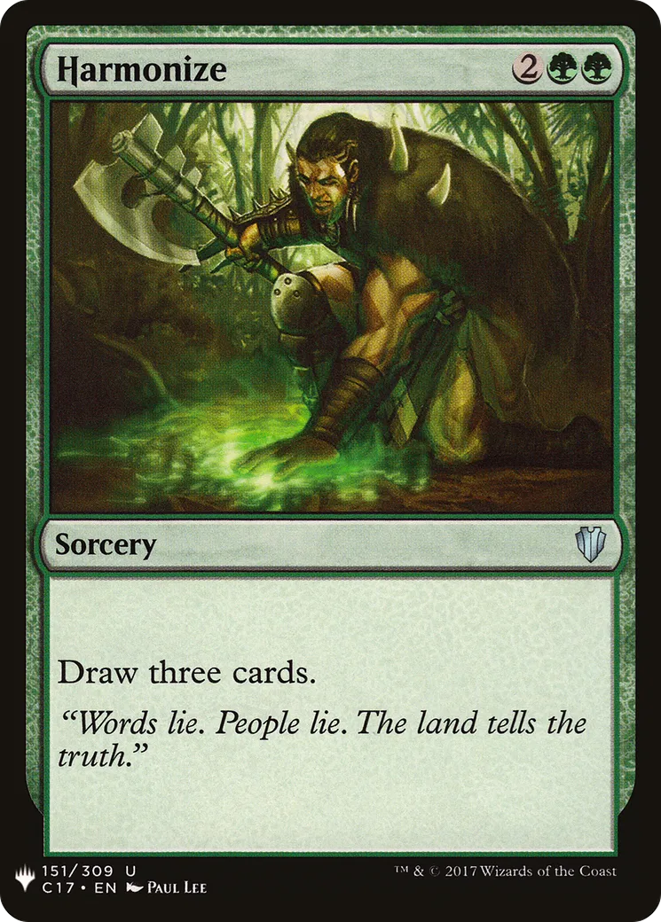 Harmonisation — The List — Magic: The Gathering