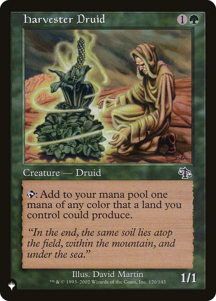 Harvester Druid — The List — Magic: The Gathering