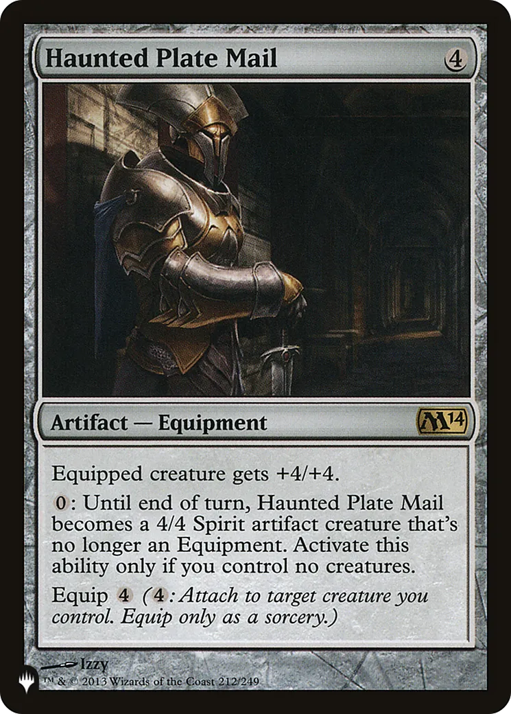 Haunted Plate Mail — The List — Magic: The Gathering