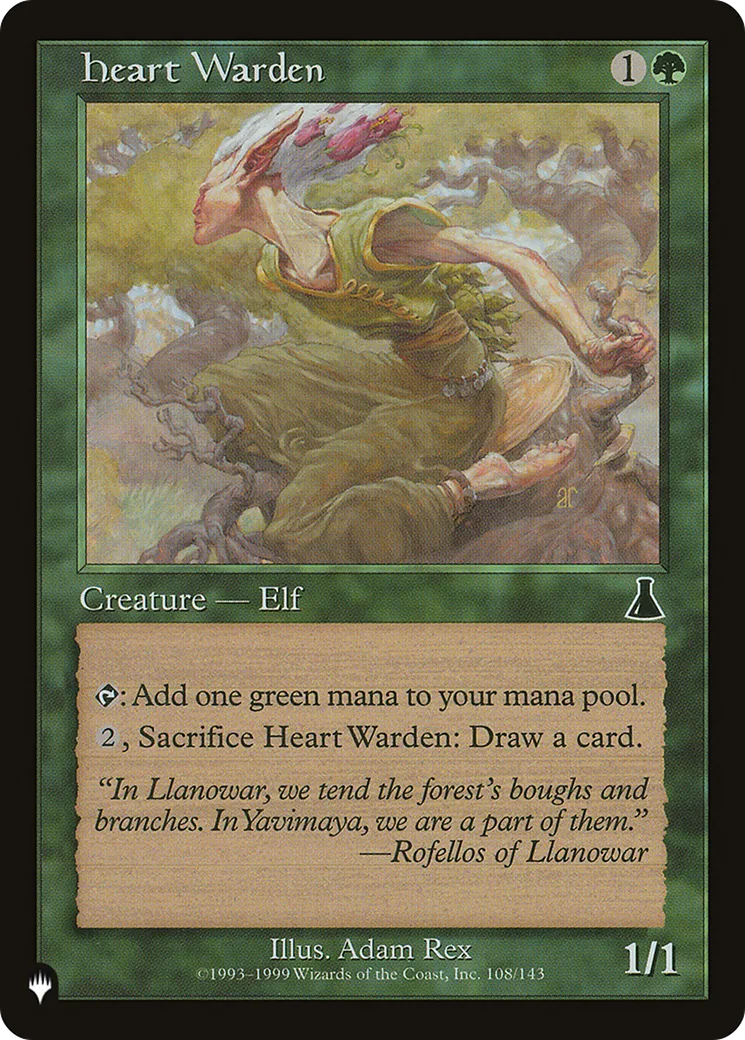Heart Warden — The List — Magic: The Gathering