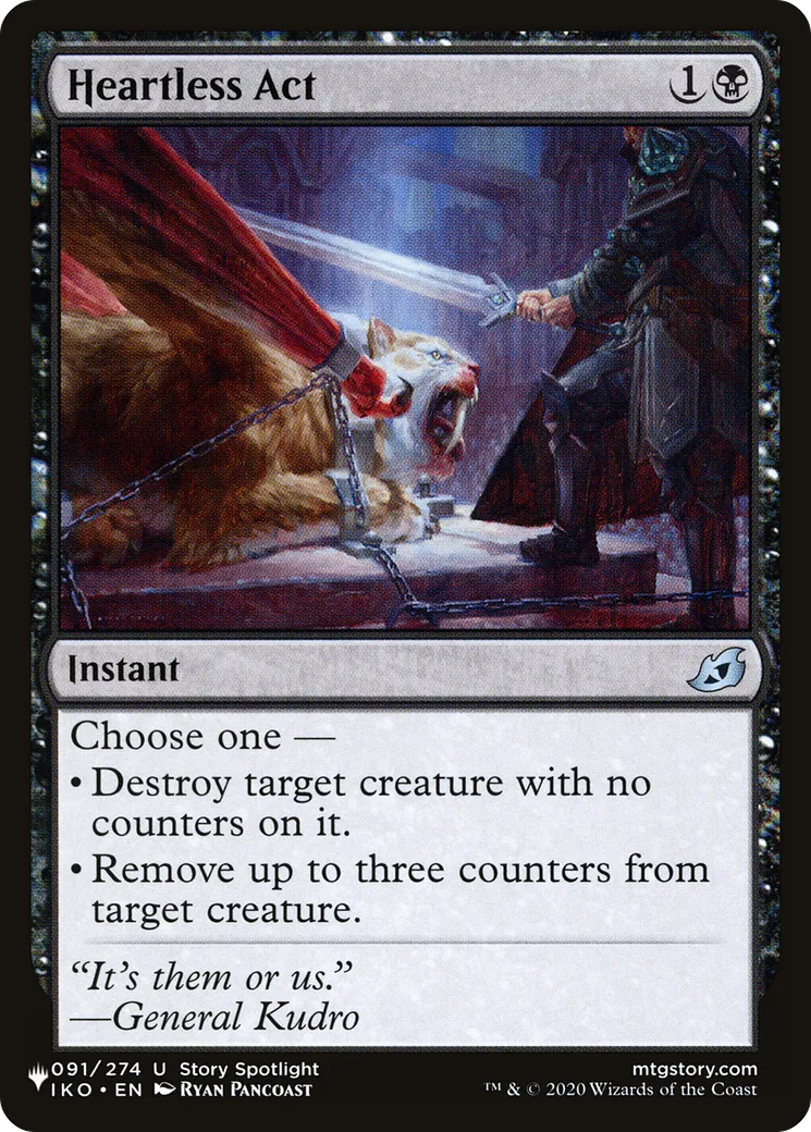 Heartless Act — The List — Magic: The Gathering