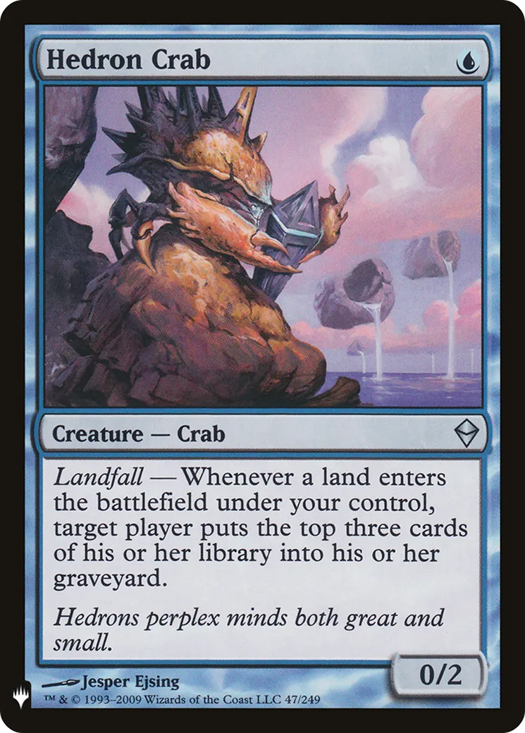 Hedron Crab — The List — Magic: The Gathering