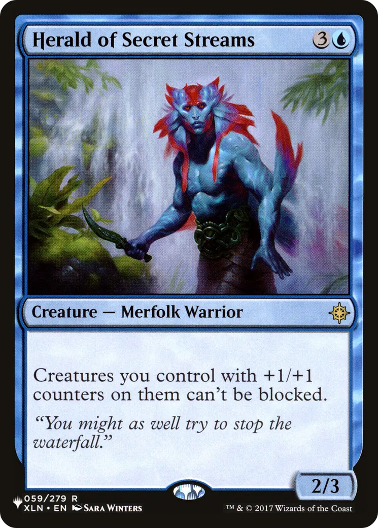 Héraut des ruisseaux secrets — The List — Magic: The Gathering