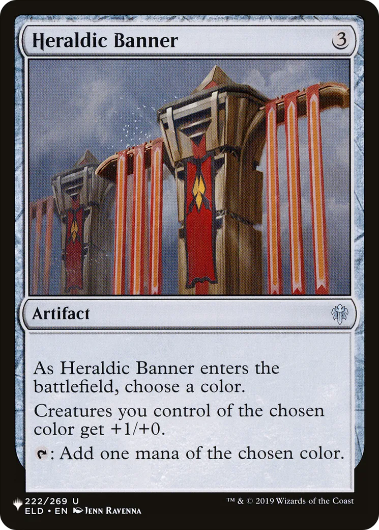 Bannière héraldique — The List — Magic: The Gathering