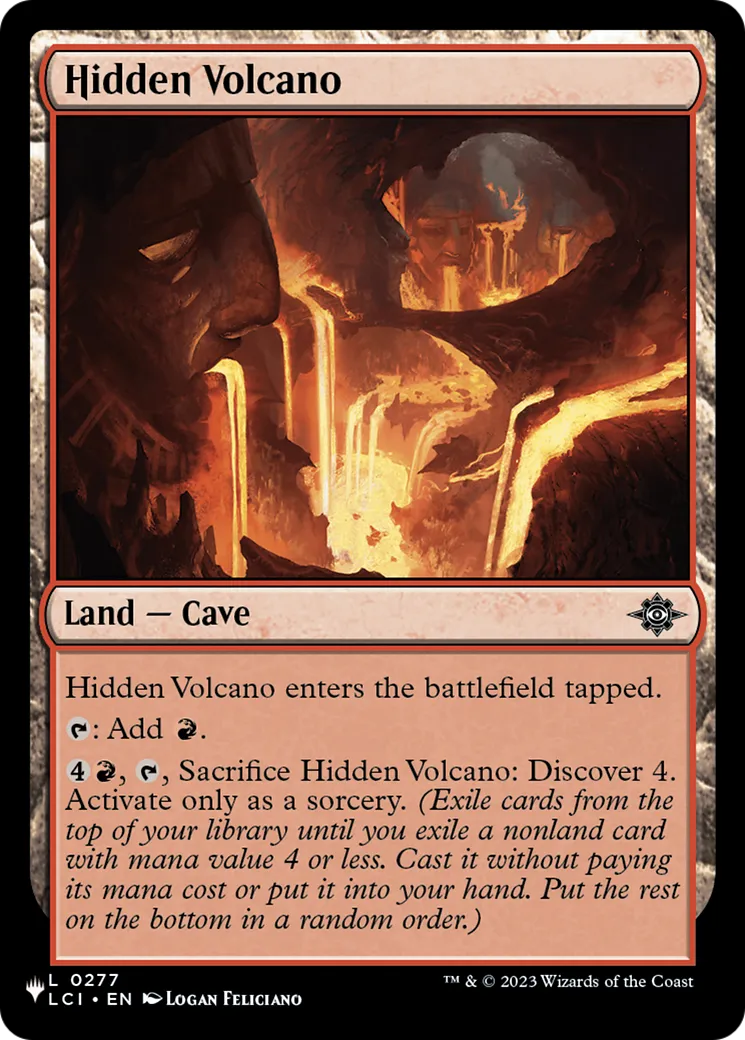Hidden Volcano — The List — Magic: The Gathering