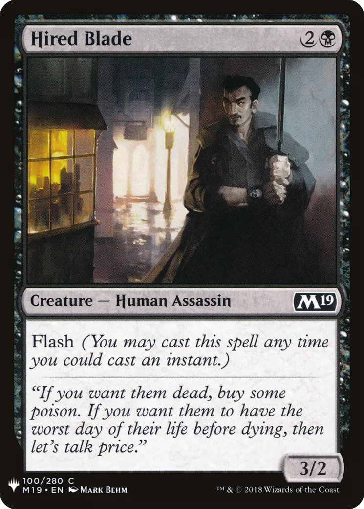 Bretteur à gages — The List — Magic: The Gathering