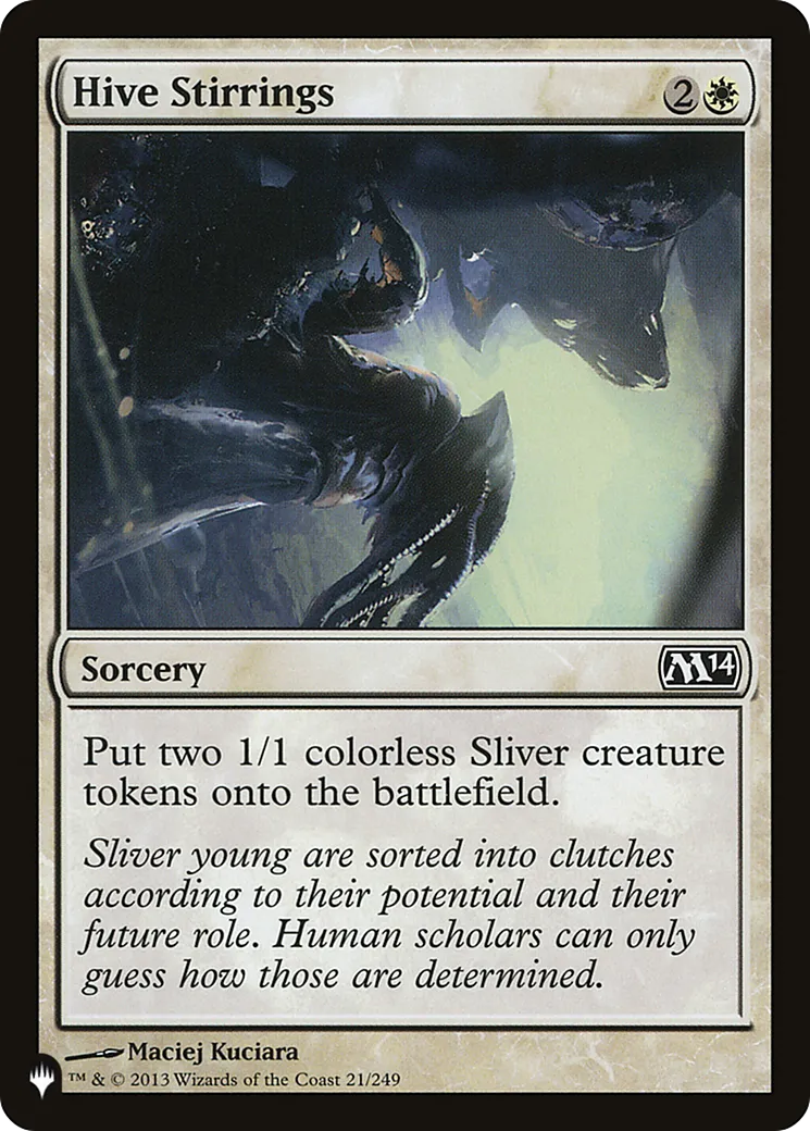 Frémissements de l'essaim — The List — Magic: The Gathering