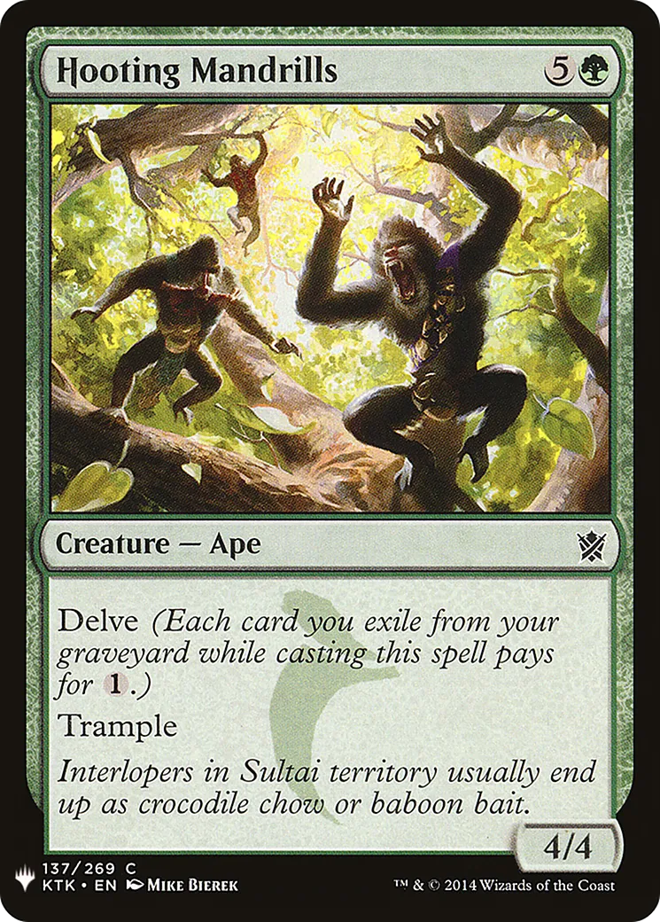 Mandrills hurleurs — The List — Magic: The Gathering