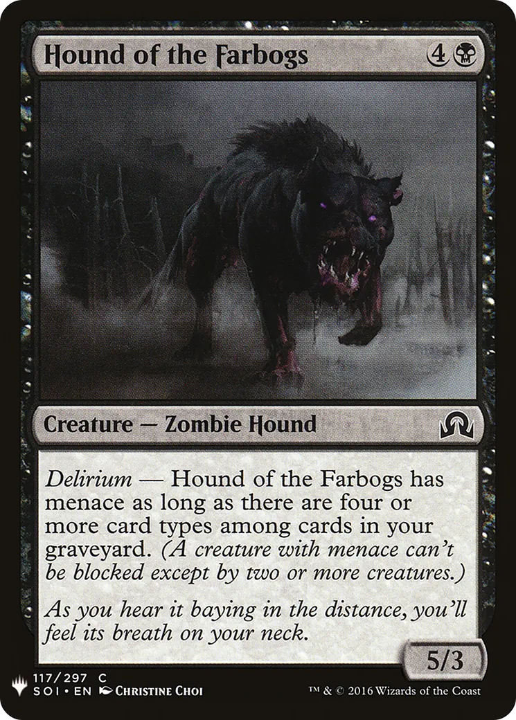 Chien des Farbogs — The List — Magic: The Gathering