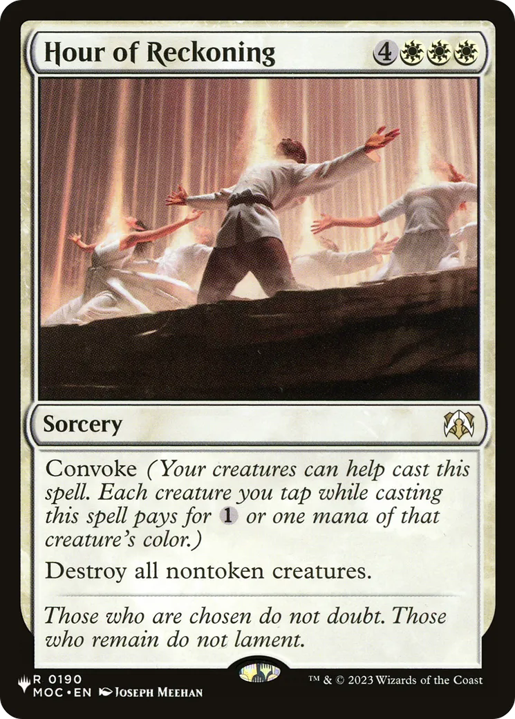 Hour of Reckoning — The List — Magic: The Gathering