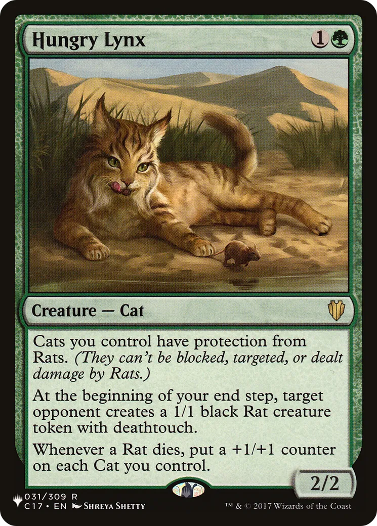 Hungry Lynx — The List — Magic: The Gathering