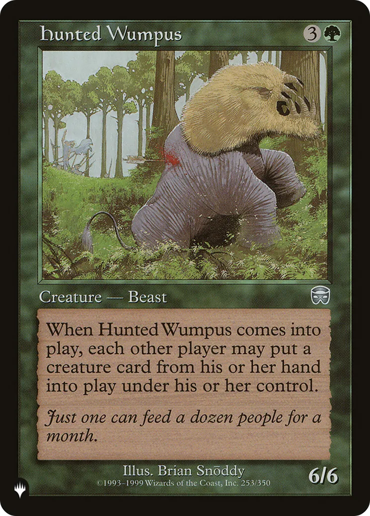 Wumpus au rabais — The List — Magic: The Gathering
